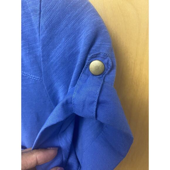 Calvin Klein Women’s T Shirt Short Dress Size Small Blue Short Sleeve - Picture 4 of 7